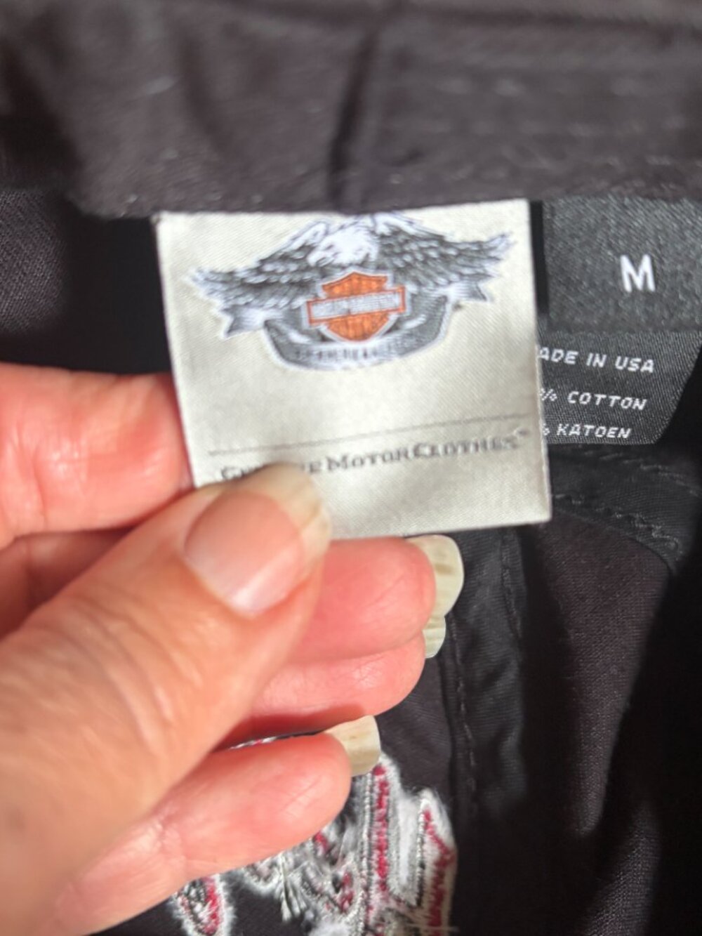 Harley Davidson Hat Cap. Silver Crystal/Rhinestone American Size M Bling NWOT - Picture 6 of 8